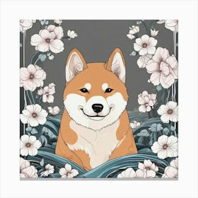 Shiba Inu 30 Canvas Print