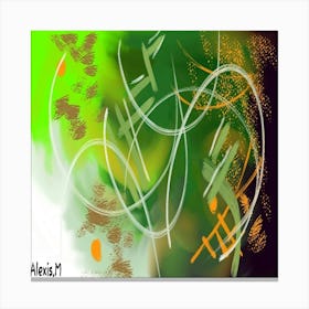 Abstract Painting Canvas Print