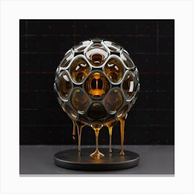 Honey Sphere 3 Canvas Print