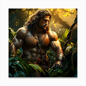 Tarzan with a new look Canvas Print