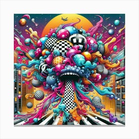 Psychedelic Art 53 Canvas Print