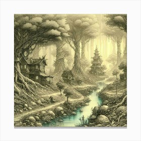 Faerie Forest 1 Canvas Print