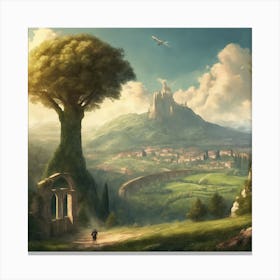 Fantasy Landscape Canvas Print