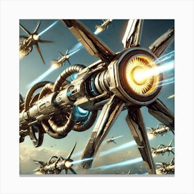 Solar Lance Converted Canvas Print