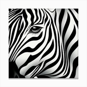 Zebra 3 Canvas Print