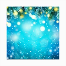 Screen Frame Glow Garland Holiday Bright Snowflake Space Festive Beautiful Light Closeup (21) Canvas Print