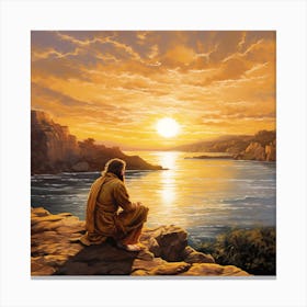Jonah's calling and decision Canvas Print
