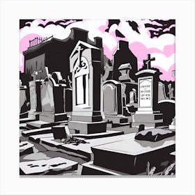 Graveyard Canvas Print