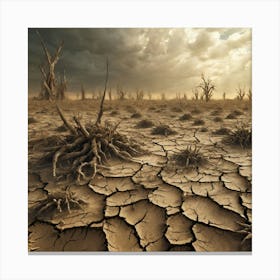 Dry Landscape 11 Canvas Print