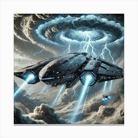 Aether Vortex Battleship Reinforced Hull Canvas Print