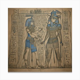 Egyptian Painting Canvas Print