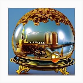 Snow Globe Canvas Print