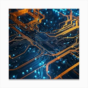 Circuit Board 18 Canvas Print