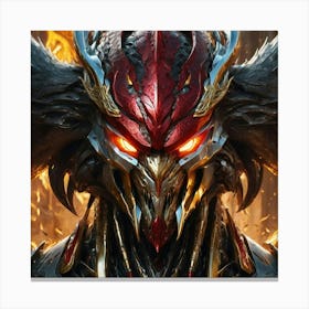 Demon Headhbn Canvas Print