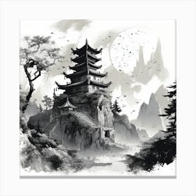 Chinese Pagoda Canvas Print