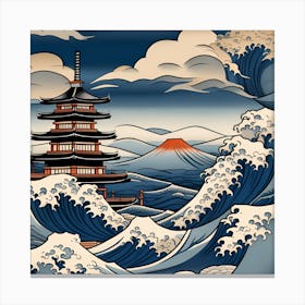 Great Wave Of Kanagawa 1 Canvas Print