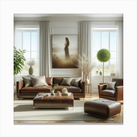 Modern Living Room 30 Canvas Print