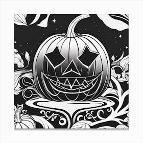 Jack O Lantern Canvas Print