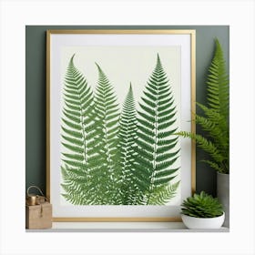 Fern Print Canvas Print