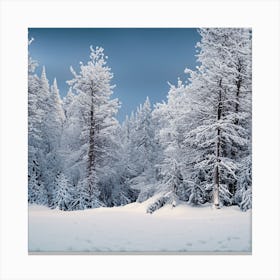 Snowy Forest 7 Canvas Print