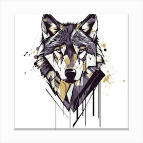 Abstract Wolf 1 Lienzo