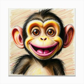 Chimpanzee 14 Canvas Print