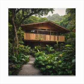 Wooden house Canvas Print