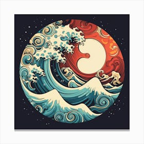 Great Wave Of Yin Canvas Print