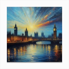 Big Ben At Sunset Canvas Print