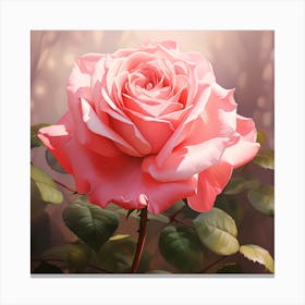 Pink Rose 4 Canvas Print