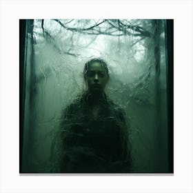 Behind Glass Canvas Print