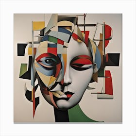 The Cubist Baroness Canvas Print