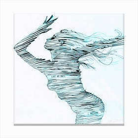 Back To Dance - I Want To Dance Canvas Print