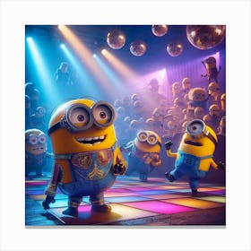 Despicable Me night Canvas Print