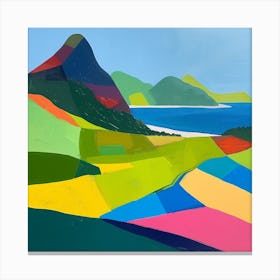 Abstract Travel Collection Saint Kitts And Nevis 1 Canvas Print