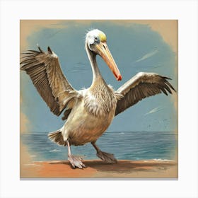 Pelican 22 Canvas Print