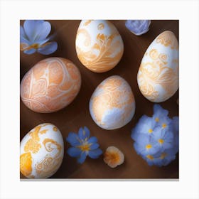 Easter Eggs Canvas Print