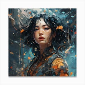 Asian Girl 2 Canvas Print