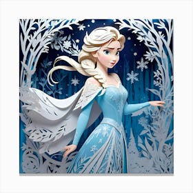 Frozen Elsa Canvas Print