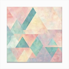 Abstract Triangles 5 Canvas Print