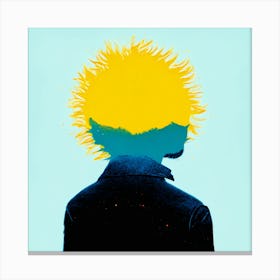 Man With The Yellow Hair Canvas Print