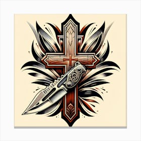 Cross And The Switchblade Canvas Print