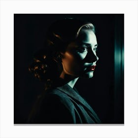 The eyes in the dark  Canvas Print