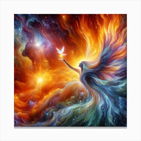 Angel Of Light Canvas Print