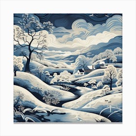 Winter Landscape 5 Canvas Print