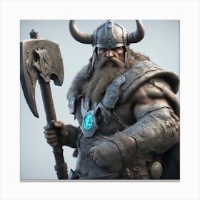 Viking Warrior Canvas Print
