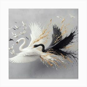Swans Canvas Print Canvas Print