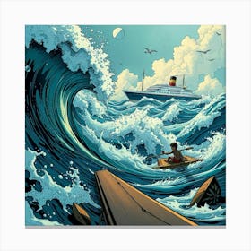 The storm Canvas Print