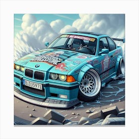 Bmw M3 2 Canvas Print