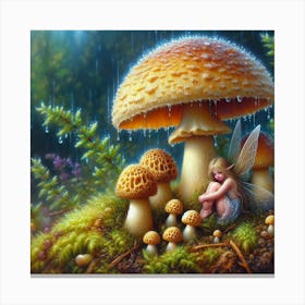 Fairy In The Forest 22 Canvas Print